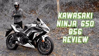 Kawasaki Ninja 650 BS6 Review  Perfect Beginner 650 [upl. by Noicpecnoc713]