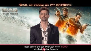 War2019  Movie Ticket Bookings BookMyShow [upl. by Sinne]