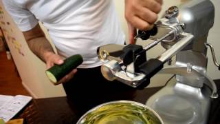 KitchenAid Spiralizer with PeelCore and Slice Attachment Review KSM1APC [upl. by Attemaj]