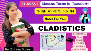 Cladistics Classification  Cladogram construction Taxonomy  Phylogenetic Classification [upl. by Terrej368]