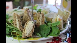 Tea Sandwiches and British Afternoon Tea Etiquette [upl. by Odranreb]