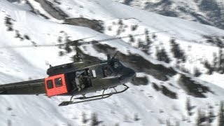 Bell UH1D Gebirgsflugtraining [upl. by Ardien]