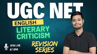 Literary Criticism Previous Year Questions UGC NET ENGLISH [upl. by Niatirb54]