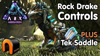 ARK  ROCK DRAKE CONTROLS  SUPER DRAKE JUMP  DRAKE TEK SADDLE Aberration [upl. by Mendez292]