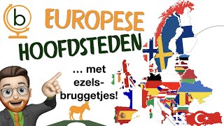 Onthoud alle Europese hoofdsteden met deze Handige Ezelsbruggetjes [upl. by Isnyl]