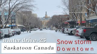 Thrilling the winter drive in saskatoon canada [upl. by Vasiliu]