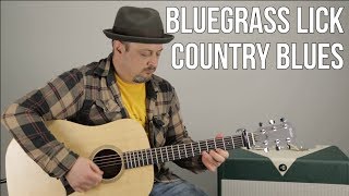 Bluegrass Guitar Licks  Country Blues Guitar Lesson [upl. by Woody]