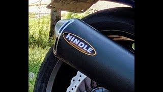 VMAX 1700 CERAMIC packed Hindle muffler on Hindle 41 system [upl. by Fancie148]