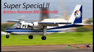 Super Special  Britten Norman BN2 Islander Edition   St Kitts Airport [upl. by Roee]