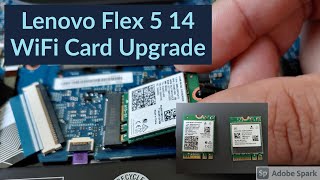 Lenovo Flex 5 14 WiFi Card UpgradeReplacement [upl. by Notnirt76]