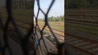 Howrah Local rushing towards MECHEDA STATION [upl. by Ransell]