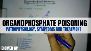 Organophosphates Pathophysiology symptoms and treatment BioMed GP [upl. by Eisaj395]