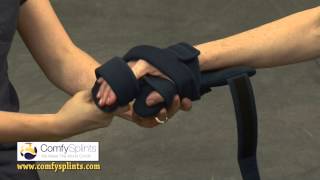 Comfy Splints Rest Hand Deviation Orthoses Instructional Video [upl. by Idhem]