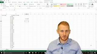 Counting Sample Size in Excel UPDATED VERSION IN DESCRIPTION [upl. by Fai]