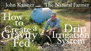 How to Make a Gravity Fed Slow drip irrigation system from a 5 gallon bucket [upl. by Cami]