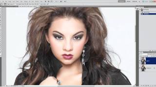 Skin retouch using Adobe Photoshop CS5 and Imagenomic Portraiture [upl. by Pallas586]