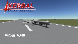 Airbus A340 retake  Kerbal Space Program [upl. by Crosse]