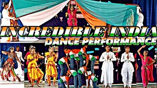 INCREDIBLE INDIA  भारत दर्शन  Happy RepublicDay  Patriotic Dance  Folk Dances Of India dance [upl. by Evvy903]