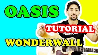 🎸 LEZIONI DI CHITARRA PER PRINCIPIANTI Wonderwall Oasis TUTORIAL CANZONI FACILI [upl. by Russian]