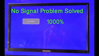 TV No Signal Problem Solved  Latest Trick Fix No Signal Problem 2020 Nosignalproblem [upl. by Nnayd82]