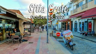 Sitia Crete walking tour 4k Greece 2022 [upl. by Dey579]