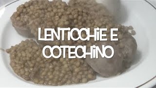 lenticchie e cotechino la ricetta di Chef Stefano Barbato [upl. by Paryavi]