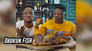 Nigerians VS Food  The Obokun Fish amp Prawns Challenge [upl. by Harimas]