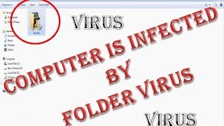 How to Remove Folder Virus from computer without using Antivirus [upl. by Delmor]