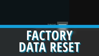 Factory reset  WeOS 10 WeTek Tutorials [upl. by Aile]