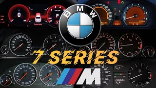 All BMW 7 SERIES19772023 ACCELERATION BATTLE 0100E23 E32 E38 E65E66E67E68 F01 F02F03F04 G11G12 [upl. by Galligan]