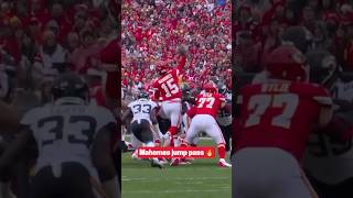 Mahomes Vs Jackson Jump Pass shorts [upl. by Normak931]