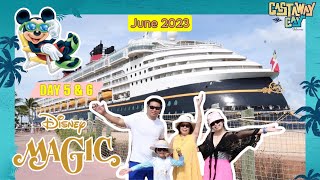 DISNEY MAGIC Day 5 amp 6 Parasailing in Castaway Cay Bahamas Disembarkation Day  Gail Lim RN [upl. by Fairfax]