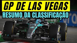 GP DE LAS VEGAS RESUMO DA CLASSIFICAÇÃO  FORMULA 1 [upl. by Woodford]