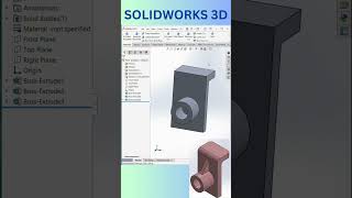 SOLIDWORKS 3D Modeling solidworks solidworkstutorial solidworkstutorialsforbeginners cad [upl. by Nehemiah]