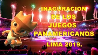 Inaguracion de los juegos panamericanos lima 2019 [upl. by Sulamith]