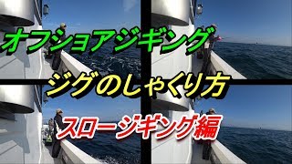 【ビギナーオフショアチューブ】スロージギングの基本的なしゃくり方を解説！スロージギング入門者向けの基本操作からジャークまでを説明Slow Jigging Basic Techniques [upl. by Ylliw965]