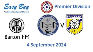 Barton Town v Frickley Athletic NCEL 4 September 2024 [upl. by Olatha]