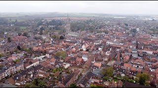 Louth Lincolnshire England By Drone 2023 [upl. by Elleiad]