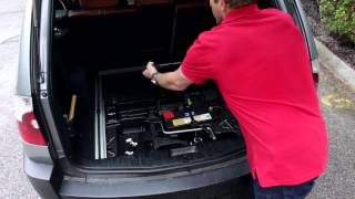 How to Access and Remove the Spare Tire in a BMW X3 E83 [upl. by Buckels]