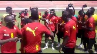 Ghana Black Stars in a Jama mood [upl. by Nortal]