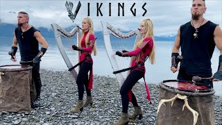 VIKINGS  If I Had A Heart Fever Ray Harp Twins  volfgangtwins [upl. by Payton]