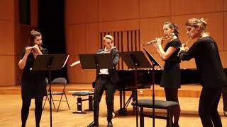 Quatuor Pelleas  Astor Piazzolla Libertango  Flute Quartet [upl. by Nitsirc]