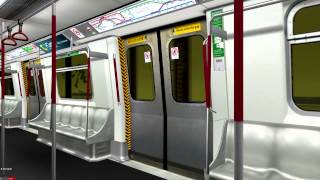 openBVE MTR Island Line Kennedy Town to Chai Wan ATO Mode [upl. by Crofoot]