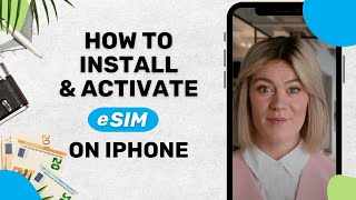 How To Install and Activate eSIM on iPhone [upl. by Rednal]