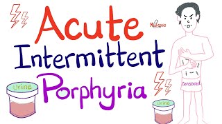 Acute Intermittent Porphyria  Disorders of Heme Synthesis  Biochemistry amp Hematology [upl. by Olnay]