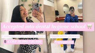 HOW I GOT INTO DENTAL HYGIENE SCHOOL Trade school edition [upl. by Mandy824]