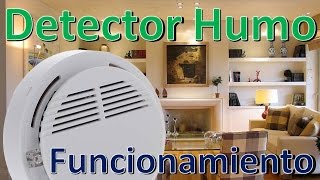 Detector de Humo Funcionamiento  Accesorios Kit de seguridad para el Hogar [upl. by Hobart]