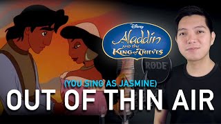 Out Of Thin Air Aladdin Part Only  Karaoke  Aladdin And The King Of Thieves [upl. by Melody]