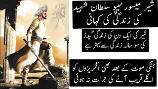 History Of Greatest Islamic Warrior Tipu Sultan  Lion Of Mysore  Urdu  HIndi [upl. by Htyderem]