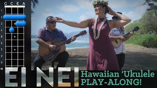 quotEi Neiquot Hawaiian Ukulele PlayAlong [upl. by Lydie]